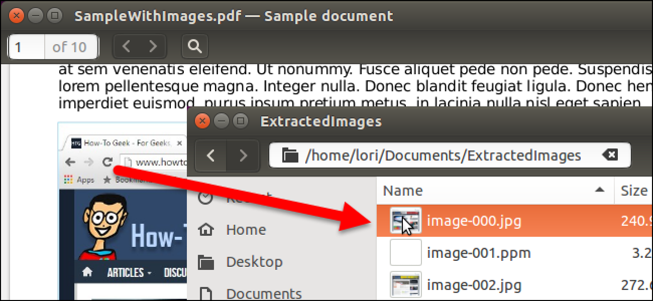 So extrahieren und speichern Sie Bilder aus einer PDF-Datei unter Linux