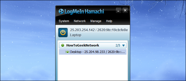 Hamachi-Connected-Clients