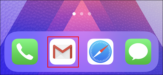 Öffnen Sie die Google Mail-App