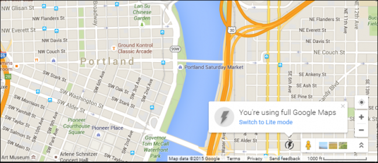 Was ist der "Lite" -Modus von Google Maps und sollte ich ihn verwenden?
