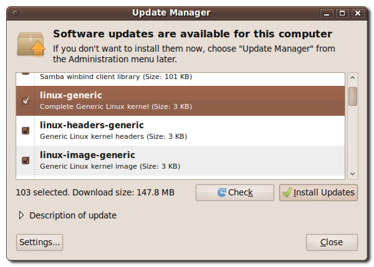 So verstecken Sie Kernel-Updates in Ubuntu