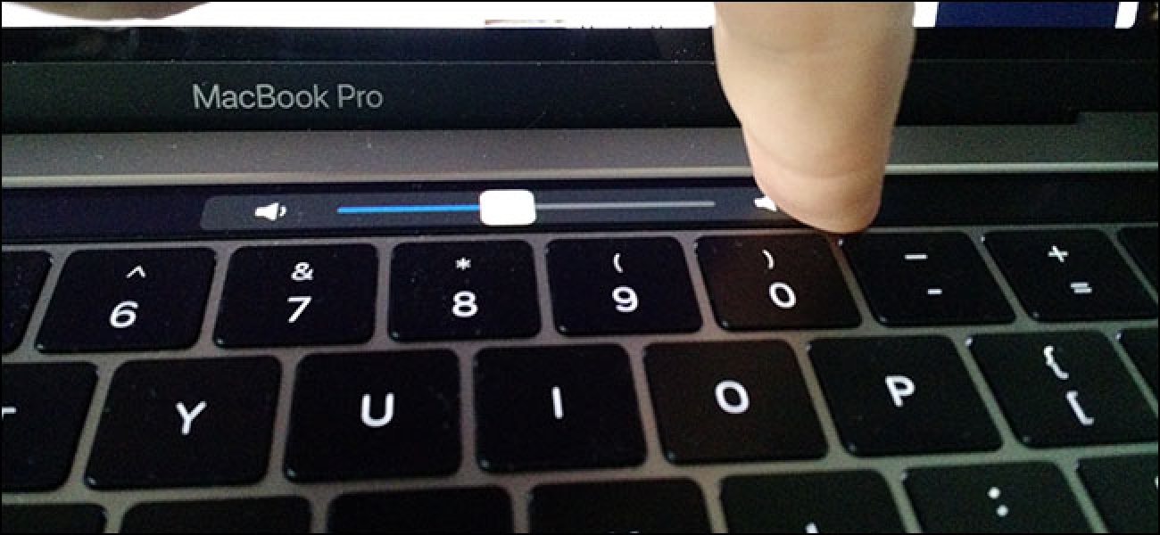 So passen Sie Lautstärke und Helligkeit in einer Geste auf der MacBook Pro Touch Bar an