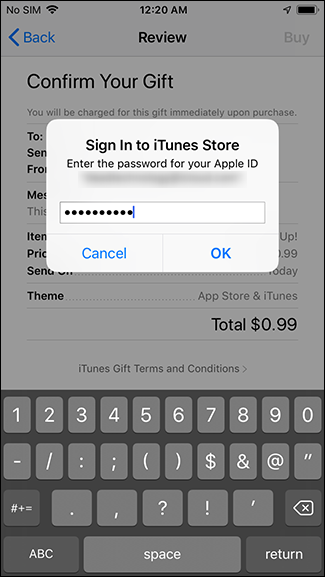 Geben Sie Ihr iCloud-Passwort ein