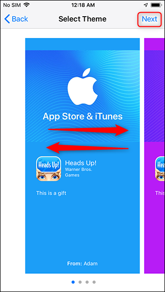 Wählen Sie das Thema der E-Mail