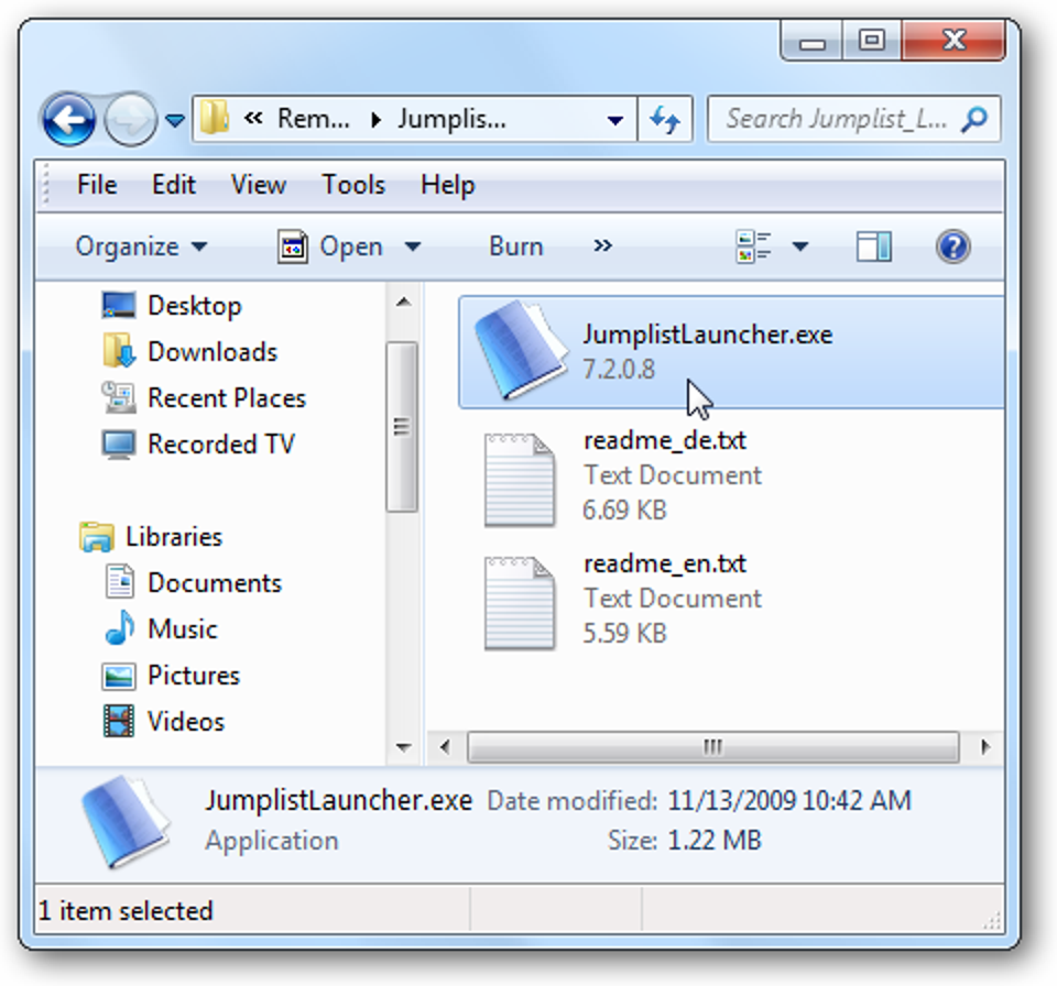 Konsolidieren Sie die Windows 7-Taskleiste mit Jumplist Launcher