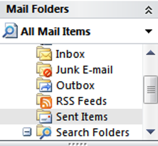 Abrufen von E-Mail-Nachrichten in Outlook 2007