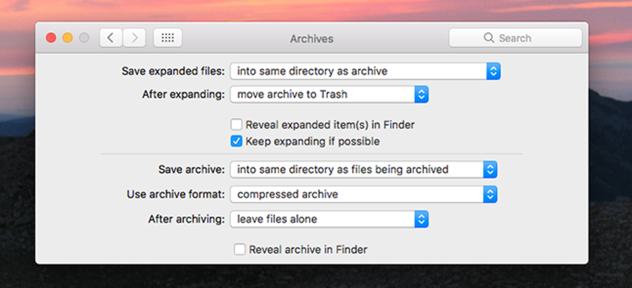 Ändern Sie, wie macOS ZIP-Dateien mit diesen versteckten Einstellungen behandelt