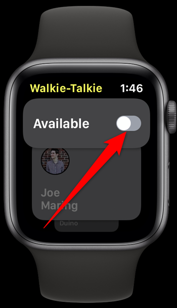 Apple Watch Walkie Talkie ausschalten