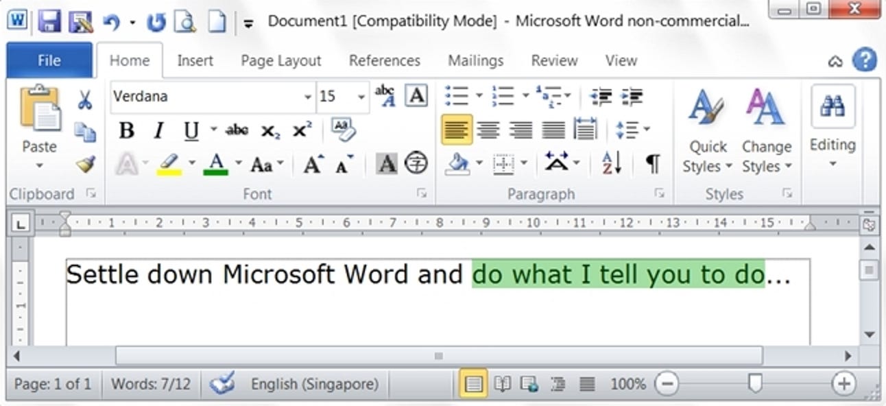Wie verhindern Sie, dass Microsoft Word automatisch mehr Text als gewünscht auswählt?