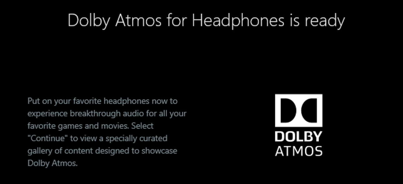 Verwendung von Dolby Atmos Surround Sound unter Windows 10