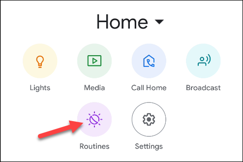 Google Home App-Routinen