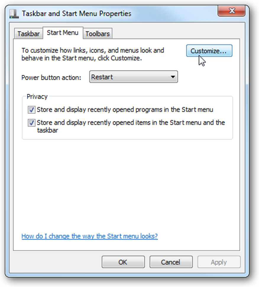 Optimieren Sie das Startmenü in Windows 7 und Vista