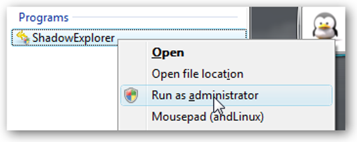 Wiederherstellen von Dateien mit Schattenkopien auf jeder Version von Windows Vista