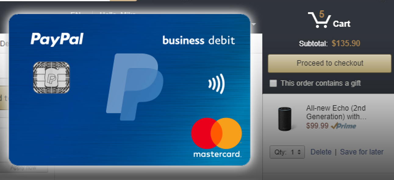 So verwandeln Sie Ihr PayPal-Guthaben in eine Debitkarte, die Sie überall ausgeben können