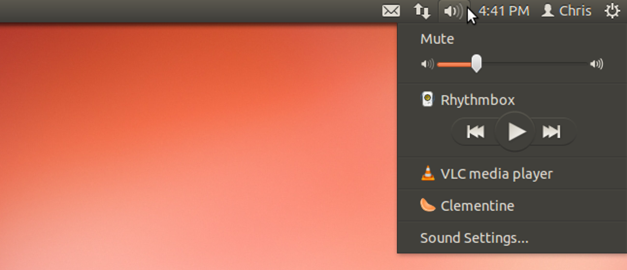 So entfernen Sie Media Player aus dem Sound-Menü von Ubuntu und fügen Ihre eigenen hinzu