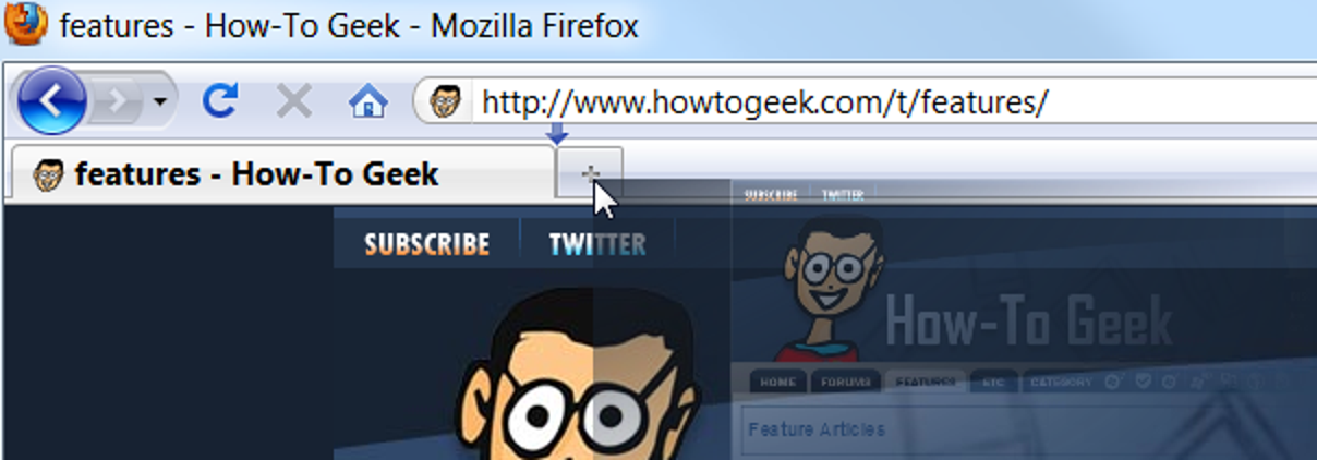 Doppelte Tabs in Firefox, ohne Add-ons zu installieren