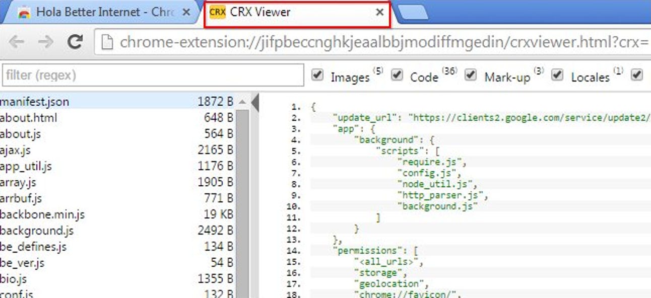 So zeigen Sie den Quellcode einer Chrome-Erweiterung an