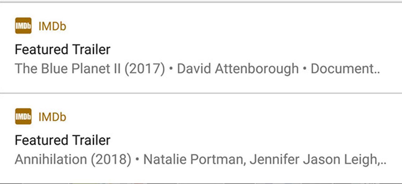 So stoppen Sie das Senden von Benachrichtigungen durch die IMDB-App