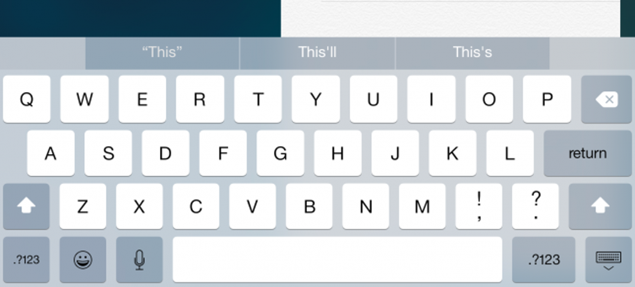 So deaktivieren Sie die Tastaturvorschlagsleiste auf dem iPhone oder iPad