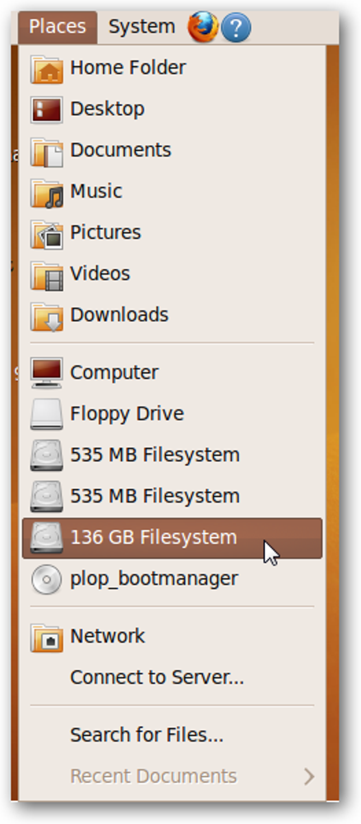 Verschieben Sie Dateien von einem fehlerhaften PC mit einer Ubuntu Live-CD