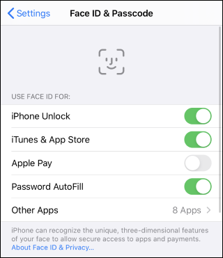 Face ID-Einstellungen auf einem iPhone konfigurieren