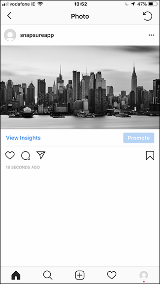 Instagram Landschaftsbild