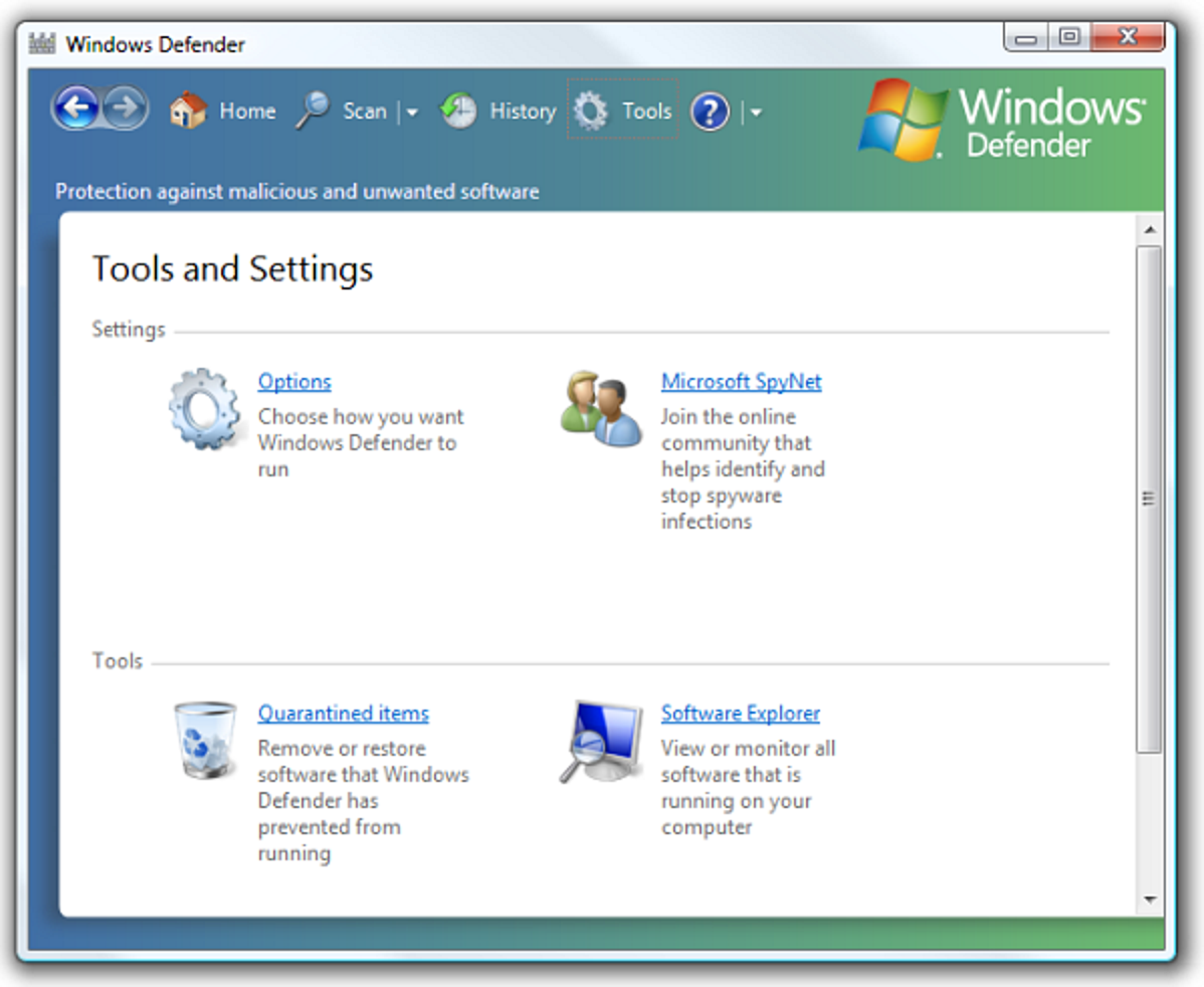 Erkennen und Beseitigen von Malware mit Windows Defender
