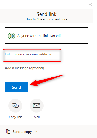 E-Mail-Adresse eingeben und auf senden klicken