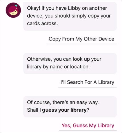 Wählen Sie eine Methode aus, um die Bibliothek zu finden.