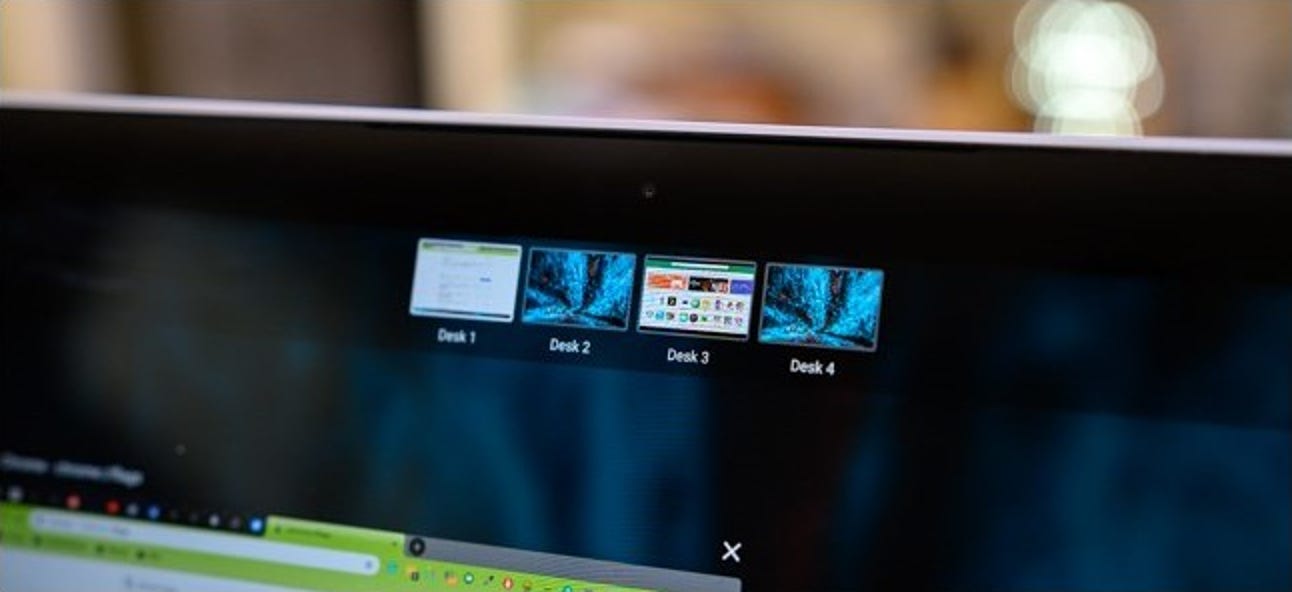 So aktivieren Sie Virtual Desk-Gesten unter Chrome OS