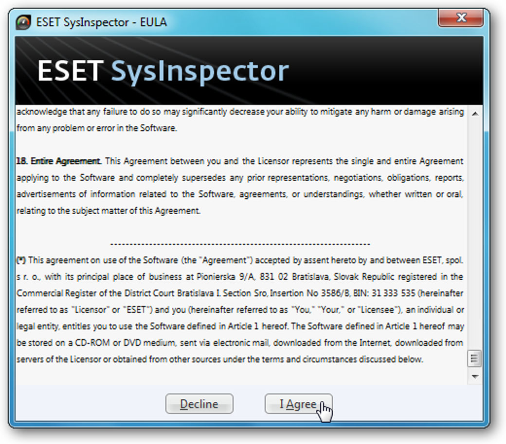 Hilfe bei der Fehlerbehebung Ihres PCs mit dem SysInspector von ESET