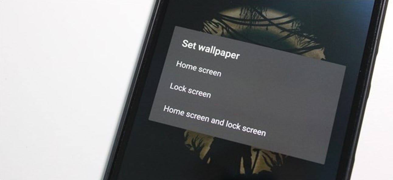 So legen Sie in Android Nougat ein anderes Hintergrundbild für Ihren Sperrbildschirm fest